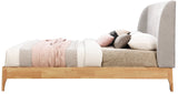 Ventura Bed: Elevate Your Bedroom with Mid-Century Modern Style and Elegant Winged Headboard Design