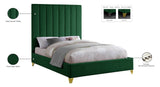Via Upholstered Contemporary Bed – Luxurious Channel Tufting, Sleek Design, Perfect for Modern Bedrooms