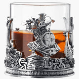 Viking & Mythological Pewter Whiskey - 12oz SINGLE
