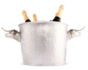 Long Horn Steer Ice Tub Punchbowl