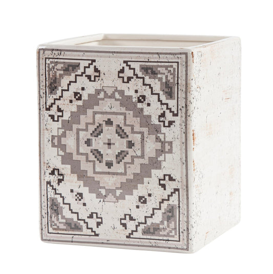 Dakota Ceramic Wastebasket, 2 MOQ