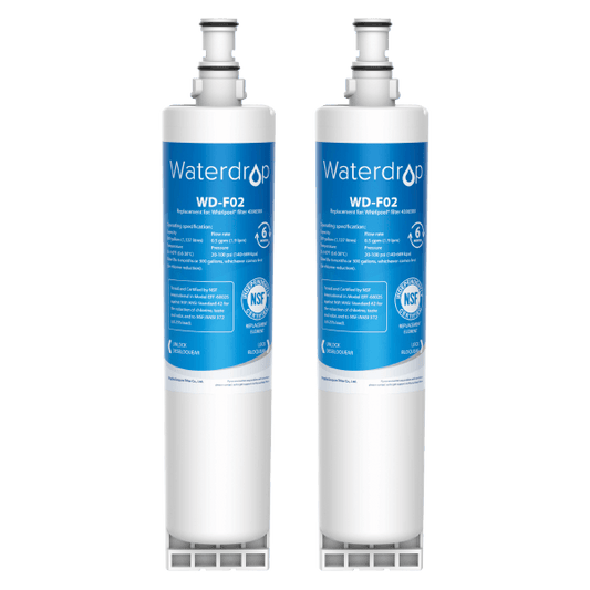 Waterdrop Replacement for Whirlpool ®4396508 4396510 Refrigerator Water Filter, NSF 42, 372