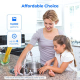 Waterdrop 5 Micron 10" x 2.5" Whole House Sediment Home Water Filter Cartridge Replacement for Any 10 inch RO Unit 4pcs