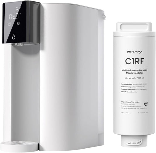 Waterdrop C1S Countertop CoreRO System with Replacement Filter Combo