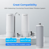 Waterdrop Countertop Coarse Faucet Water Filter Replacement Filter CFF-03