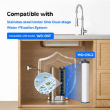 DSC2 Filter Replacement for DST Stainless Steel Under Sink Water Filter System