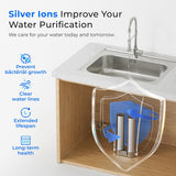 Waterdrop DST Stainless Steel Under Sink Water Filter System