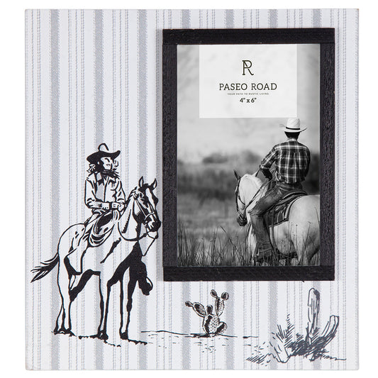Ranch Life Cowgirl Picture Frame, 4x6, 4 MOQ