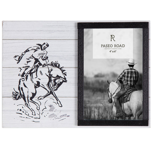 Ranch Life Bronc Rider Picture Frame, 4x6, 4 MOQ
