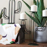 Cactus 3-Pillar Candle Holder, 2 MOQ