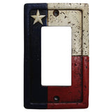 Texas Single Rocker Wall Switch Plate, 4 MOQ