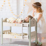 ROBUD Wooden Baby Doll Bed