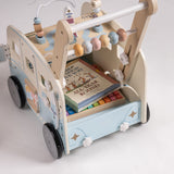 ROBUD Wooden Baby Push Walker - Vacaction Bus