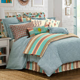 Serape Printed Multi Diamond Suede Pillow, 16x26