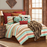 Serape Southwestern Striped Duvet Cover, King