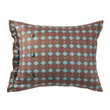 Serape Printed Multi Diamond Suede Pillow, 16x26