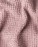 Waffle Bath Towel in Woodrose