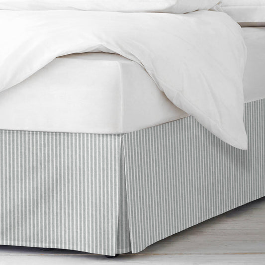 Walker Stripe Sage Bedskirt