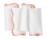 Pink Scalloped Napkin
