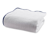 Bath Towel Navy with Border Edge