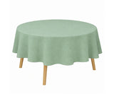Cotton Linen Tablecloths - Round