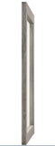 Weston Mid Century Mirror - Industrial Grey Stone Finish, Chic Design for Contemporary Bedrooms