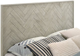 Weston Industrial Mid Century Bed with Stylish Matte Black Base for Modern Bedroom Elegance