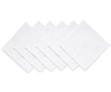 White Fabric Napkins - 22 inch