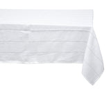 Rectangle Tablecloth - Striped Linen Tablecloth