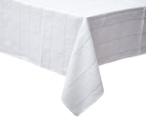 Rectangle Tablecloth - Striped Linen Tablecloth