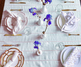 Linen Tablecloth - Striped Rectangle Tablecloth