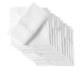 Custom White Cloth Napkins - Personalized Napkins
