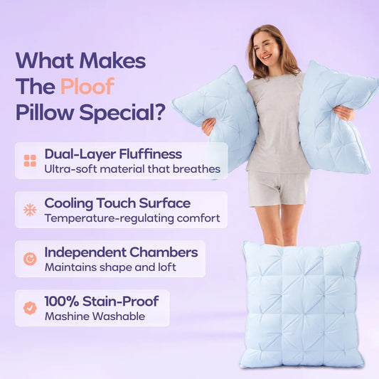 Ploof Pillow Baby Blue