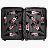 Wine Bottle Suitcase | Holds 12 Standard 750 ML Size Bottles