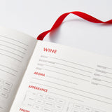 Wine Folly Wine Journal Guided Wine Tasting Notes (5" x 7" B6 Notebook) (Black)