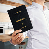 Wine Folly Wine Journal Guided Wine Tasting Notes (5" x 7" B6 Notebook) (Black)