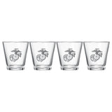 Marine Whiskey & Wine Glasses Set of 4