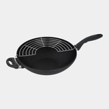 XD Nonstick Wok with Glass Lid - Induction | Made in Switzerland
