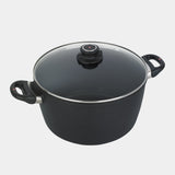XD Nonstick Stock Pot with Glass Lid - Induction | Made in Switzerland