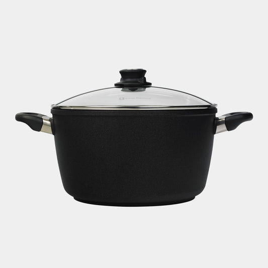 XD Nonstick Stock Pot with Glass Lid - Induction | Made in Switzerland
