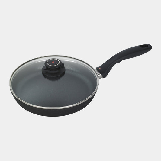 XD Nonstick Fry Pan with Glass Lid - Induction | Made in Switzerland