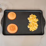 XD Nonstick 17" x 11" Double-Burner Griddle | Made in Switzerland