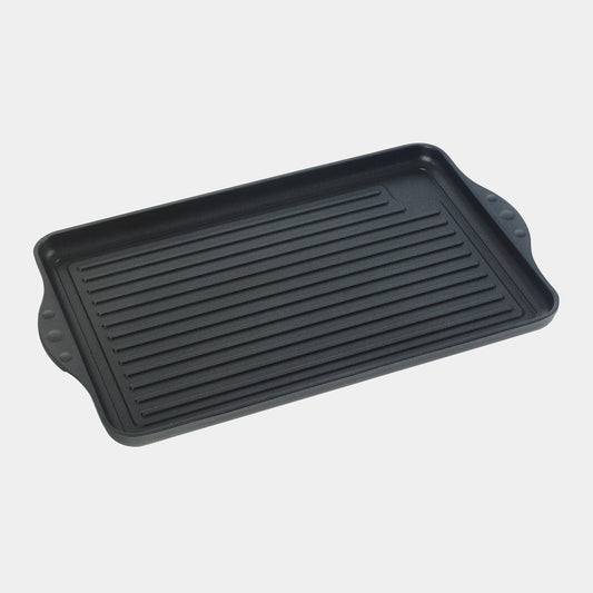 XD Nonstick 17" x 11" Double-Burner Grill | Made in Switzerland