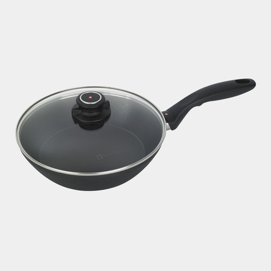 XD Nonstick 10.25" Stir-Fry Pan with Glass Lid | Made in Switzerland
