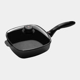 XD Nonstick Square Saute Pan with Glass Lid | Made in Switzerland