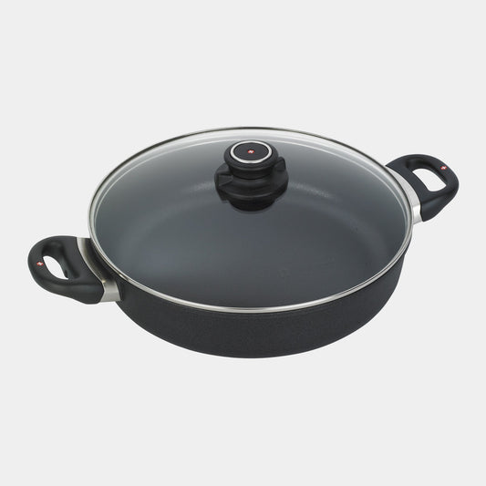 XD Nonstick Sauteuse with Glass Lid | Made in Switzerland