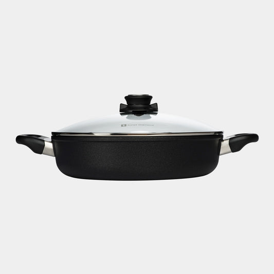 XD Nonstick Sauteuse with Glass Lid | Made in Switzerland