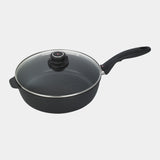 XD Nonstick Saute Pan with Glass Lid - Induction | Made in Switzerland