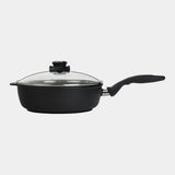 XD Nonstick Saute Pan with Glass Lid | Made in Switzerland
