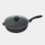XD Nonstick Saute Pan with Glass Lid - Induction | Made in Switzerland